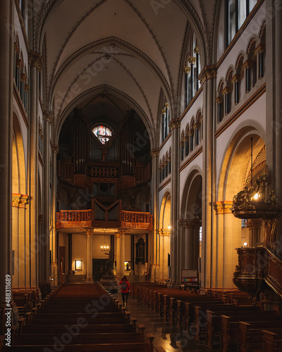 Inside the church in Bonn