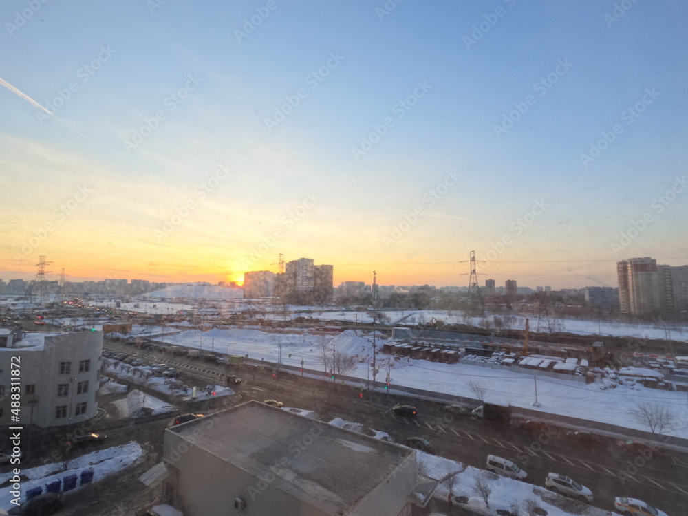 Obraz premium Suburban Sunrise