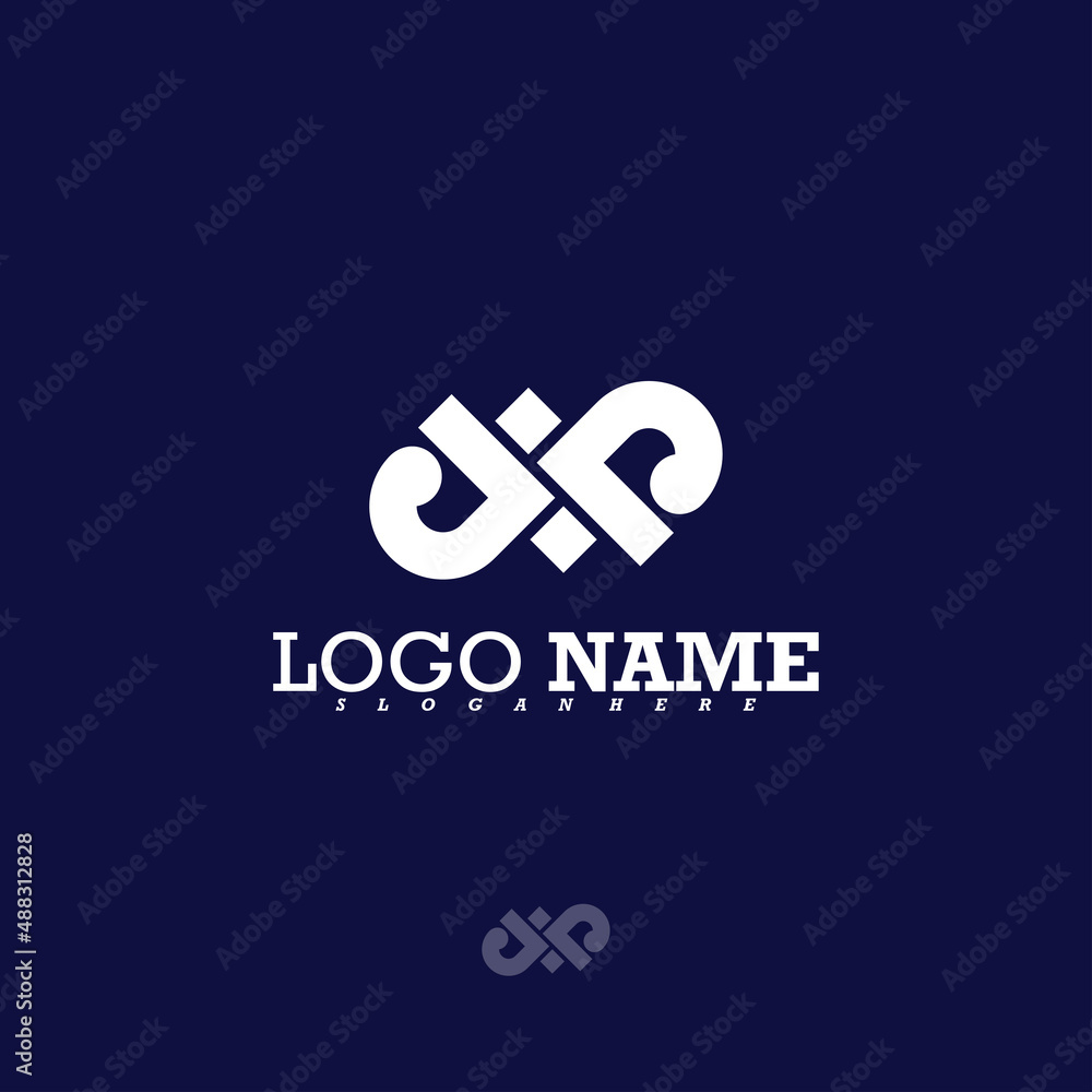 Fototapeta premium Letter J logo icon design template. Letter J,JJ creative fonts monogram icon symbol. Creative design modern
