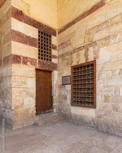 Mamluk era Prince AlaaAl Din Kojk Burial Chamber, attached to the Mosque of Aqsunqur, aka Blue Mosque, Bab El Wazir district, Old Cairo, Egypt photo