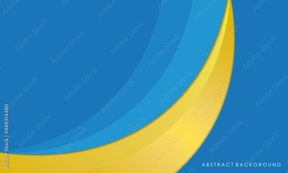 Abstract background blue and yellow color modern design Abstract background blue and yellow color modern design