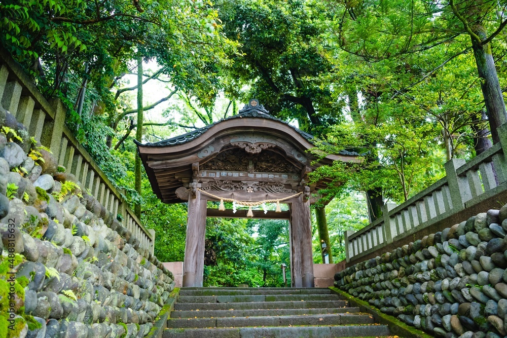 Obraz premium japanese garden gate