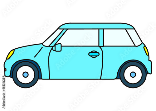 乗り物,自動車,車,マイカー,乗用車,レンタカー,自家用車,普通車,中古車,新車,車購入,車イラスト,車関係,対向車,自動車教習所,かわいい車,自動車税,ハイブリッドカー,自動車学校,電気自動車,エコカー,車検,安全運転,タイヤ,運転,ドライブ,ヘッドライト,ファミリーカー,普通自動車,クルマ,カー,窓,ブルー,青,旅行,移動手段,シンプル,レジャー