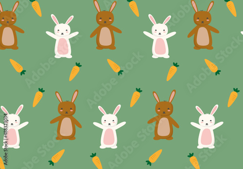 Pattern Bunnys & Carrots