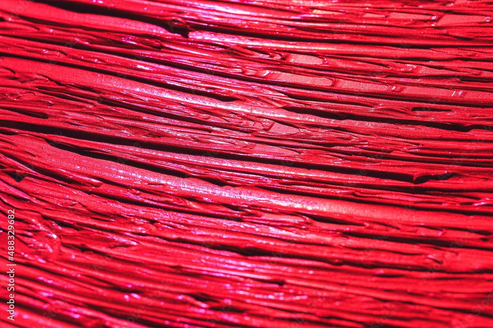Textured red texture, closeup view