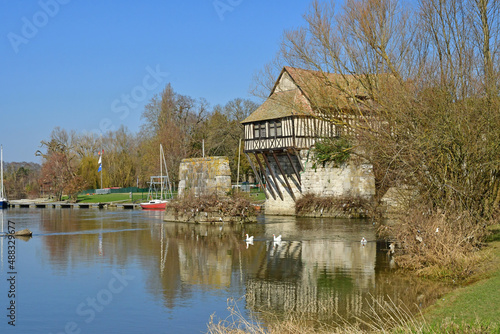 Vernon; France - march 7 2021 : old mill