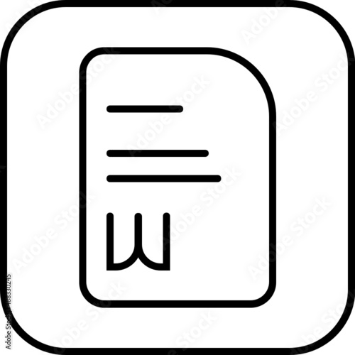Word Document File Icon