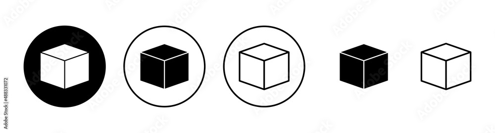Box icons set. box sign and symbol, parcel, package Box icons set. box sign and symbol, parcel, package