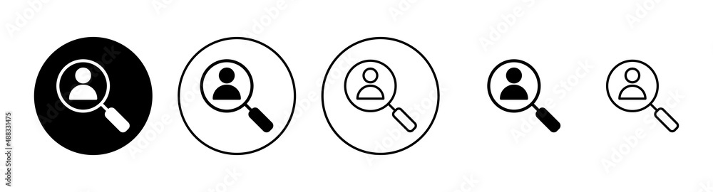 Hiring icons set. Search job vacancy sign and symbol. Human resources concept. Recruitment Hiring icons set. Search job vacancy sign and symbol. Human resources concept. Recruitment