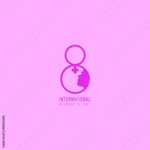 Woman's day vector illustration. International woman's day. Happy woman day. 8 march. Flat design. EPS 10