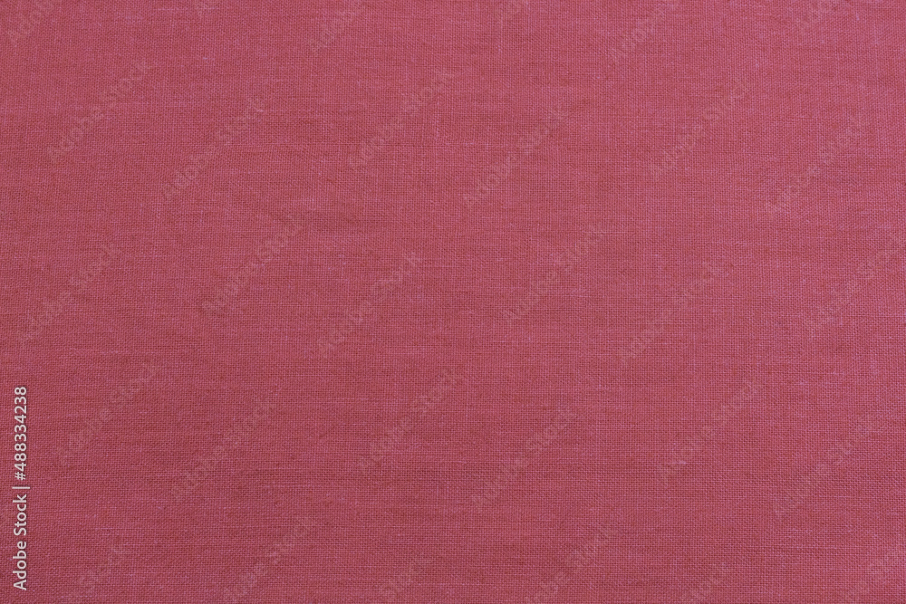 Fototapeta premium Sfondo orizzontale texture stoffa rosso ocra