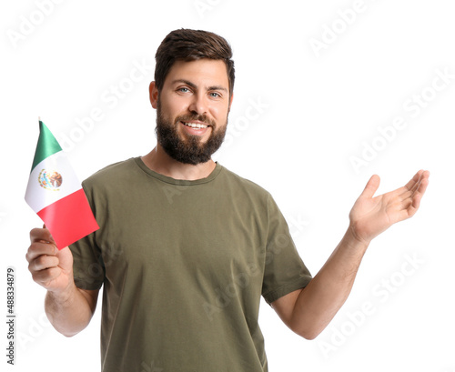 Handsome man with Mexican f...