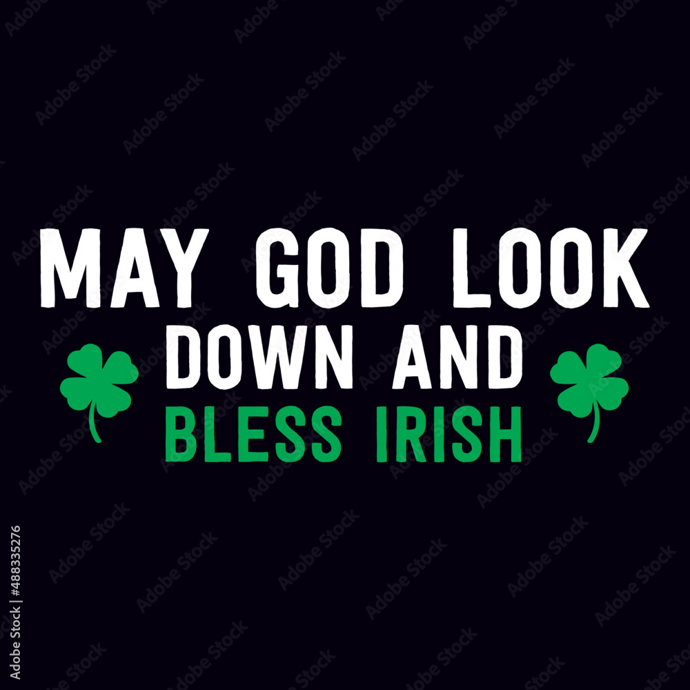 Fototapeta premium St. Patrick's day T-shirt design template