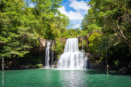 Klong Chao waterfall  Koh Kood  Trat  Thailand