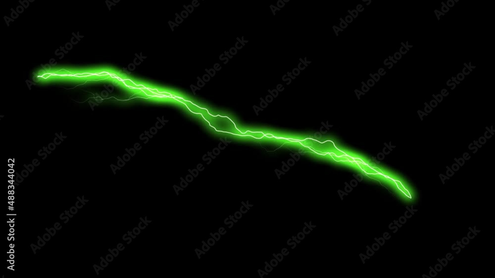 Lightning sequence in black background Lightning sequence in black background