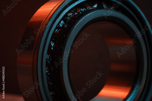 Canvas Print bearing spare part. copy space.