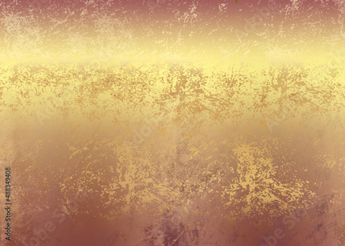 Golden Abstract decorative paper texture background for artwork - Illustration