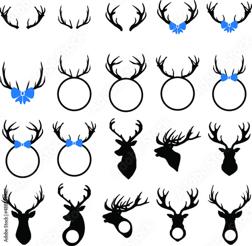 Deer Head Monogram