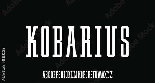 bold condensed font for poster and head line	
