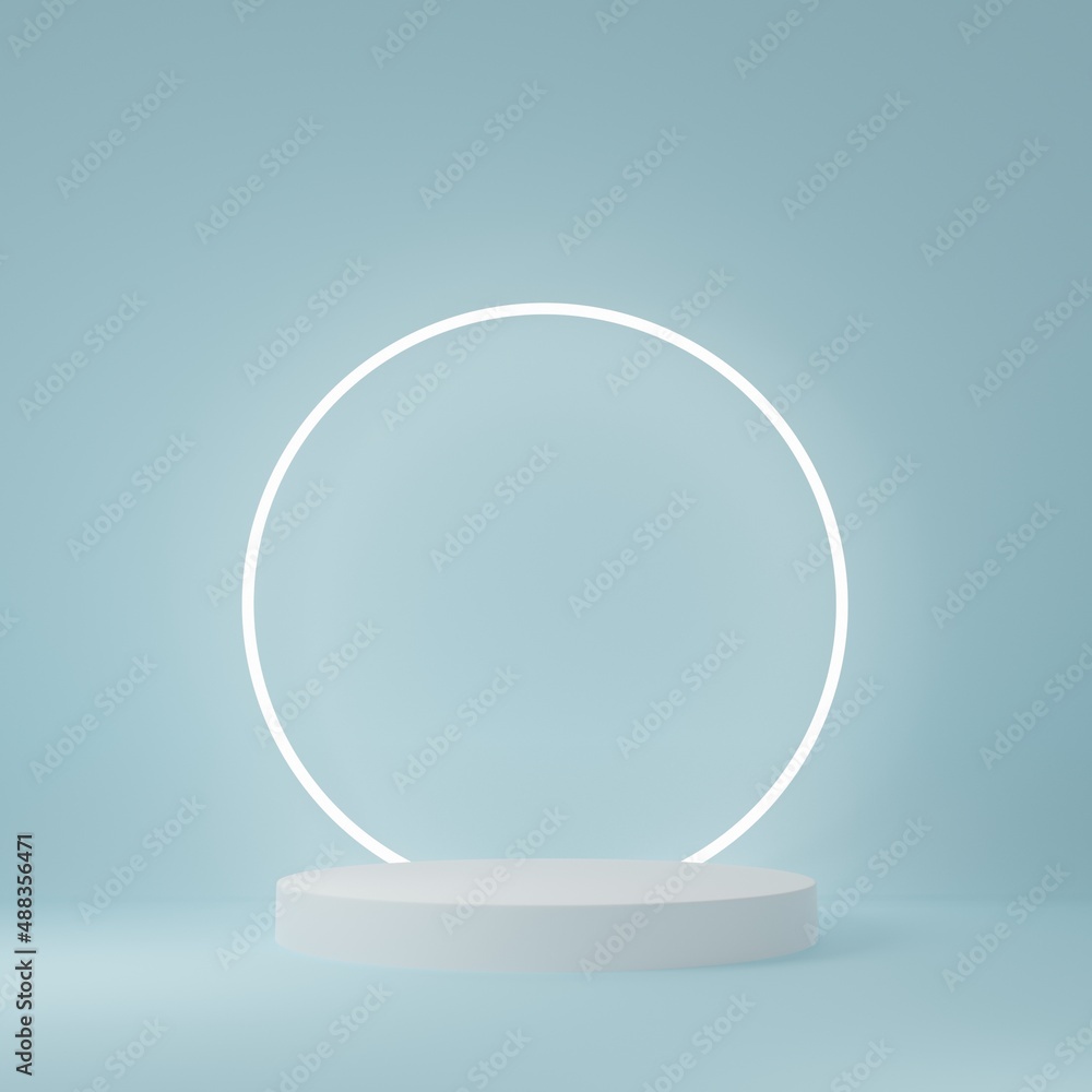 white and blue cylinder Product Stand in blue room ,Studio Scene For Product ,minimal design,3D rendering
white and blue cylinder Product Stand in blue room ,Studio Scene For Product ,minimal design,3D rendering