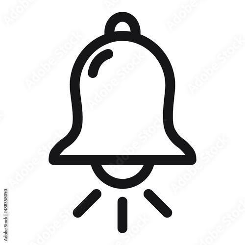 Illustration of Bell Notification design icon