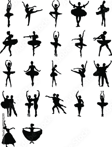 Ballet silhouettes