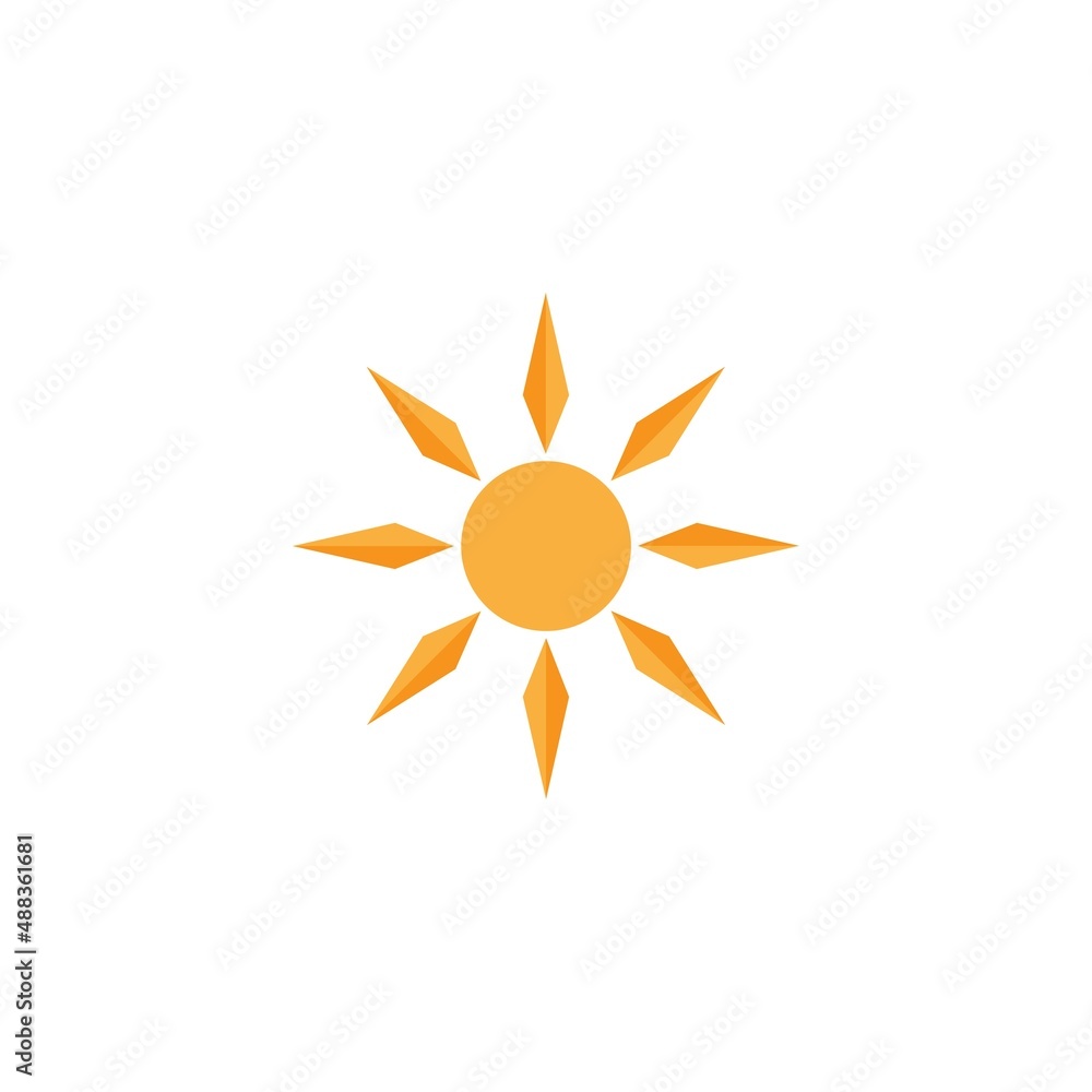 Sun Vector illustration Icon Logo Template design Sun Vector illustration Icon Logo Template design