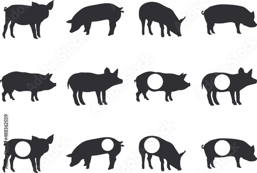 Pig Silhouette