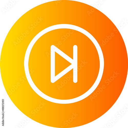 forward gradient icon