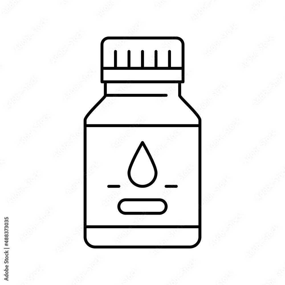 syrup pharmaceutical production line icon vector illustration syrup pharmaceutical production line icon vector illustration