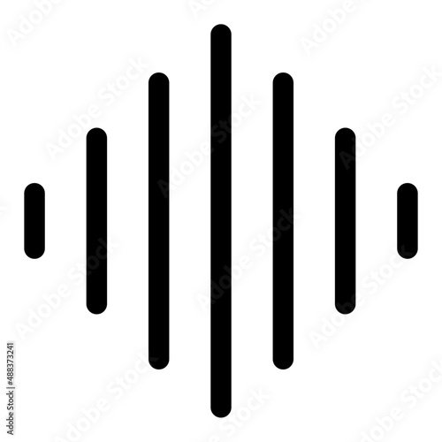 sound waves outline icon © Nur Achmadi Yusuf