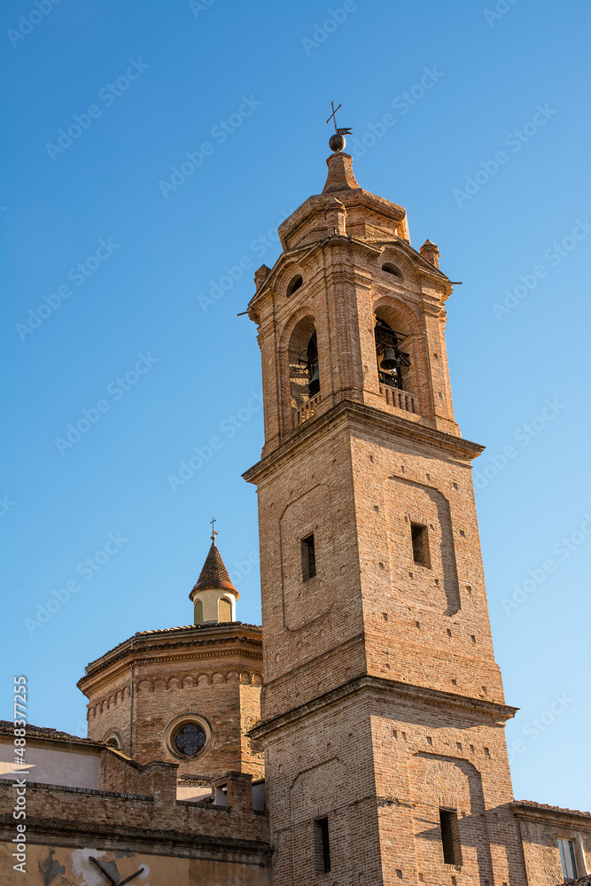 Bell tower of the Sanctuary of the Madonna delle Grazie
