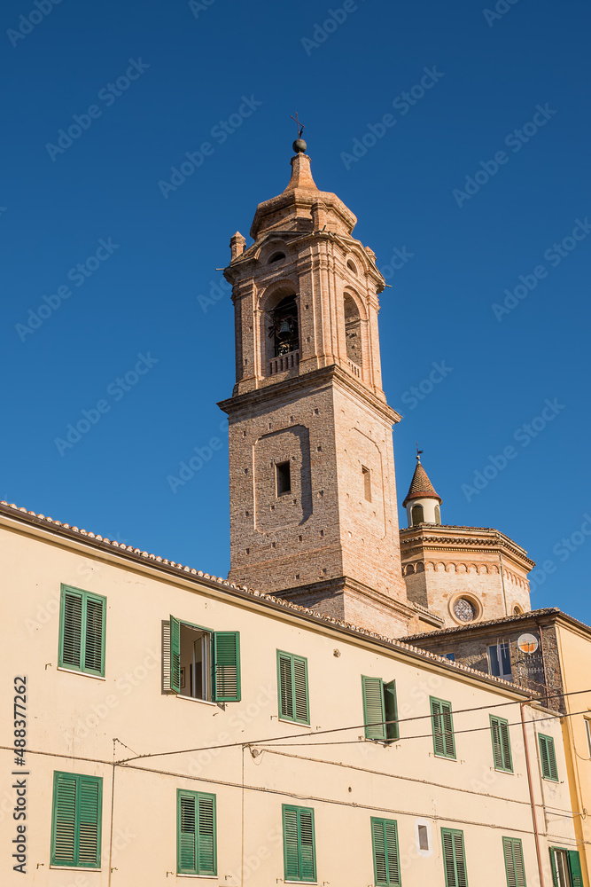 Bell tower of the Sanctuary of the Madonna delle Grazie
