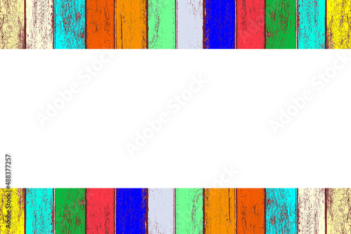 colorful wooden background