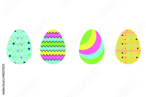 Happy Easter Day Eggs design