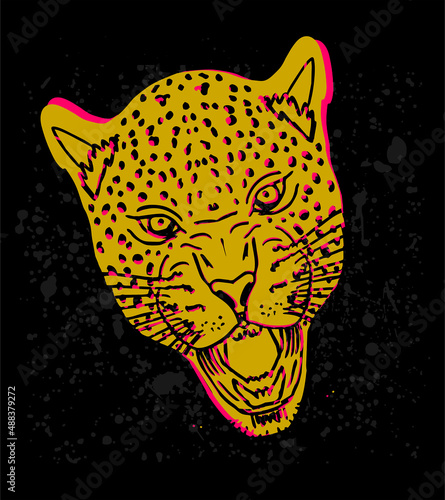 Photography Tattoo tribal Wild cats graphic design vector art