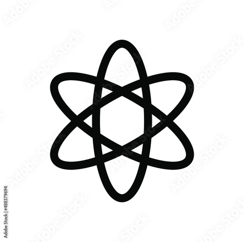 Atheism/ Agnosticism vector icon. Atheism symbol icon. Agnosticism religion vector logo.
