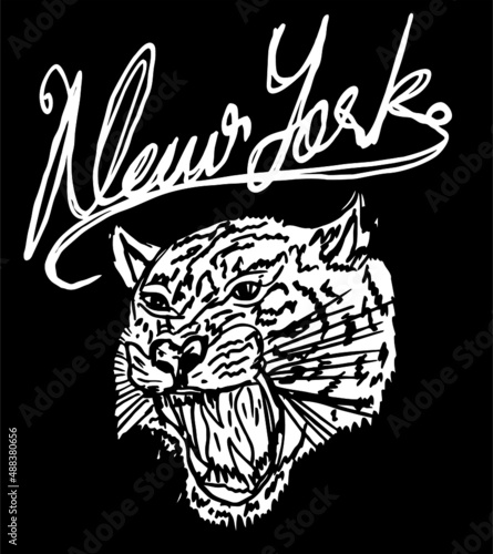 Photography Tattoo tribal Wild cats graphic design vector art