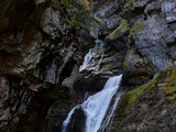 Waterfall of the strait, horsetail hiking route, Ordesa, Spain