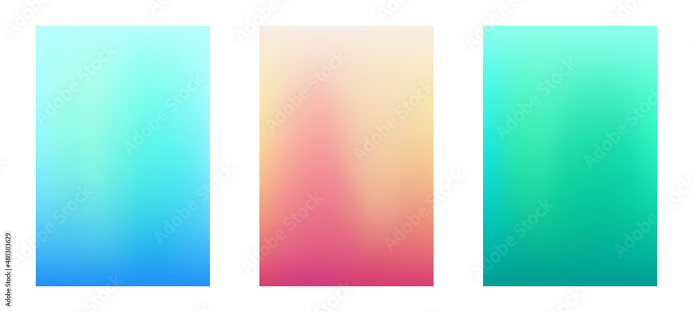 Abstract soft varicoloured background. Vector illustration for different screen designs, banner, poster and graphic design.