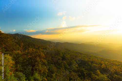 beautiful mountains and sky,mountains during sunset beautiful natural landscape in summer