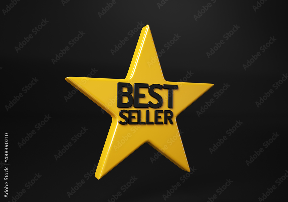 3D Best Seller Badge Logo Design word Best Seller Award Symbol, Emblem, Icon, Label, or Sticker 3D Best Seller Badge Logo Design word Best Seller Award Symbol, Emblem, Icon, Label, or Sticker
