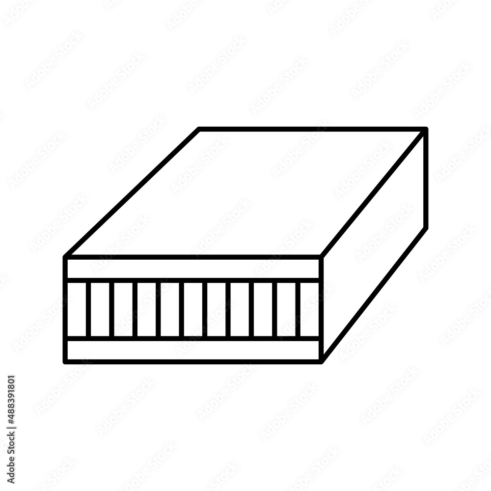 block board line icon vector illustration block board line icon vector illustration