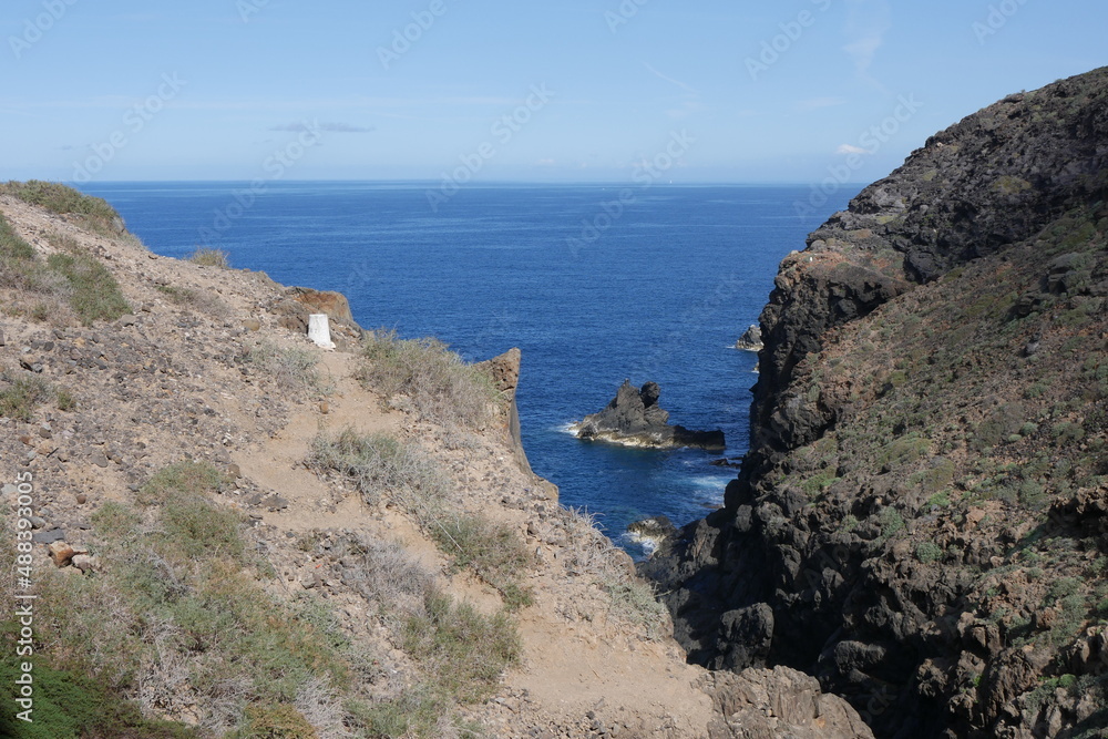 Felsenküste bei Arucas auf Gran Canaria