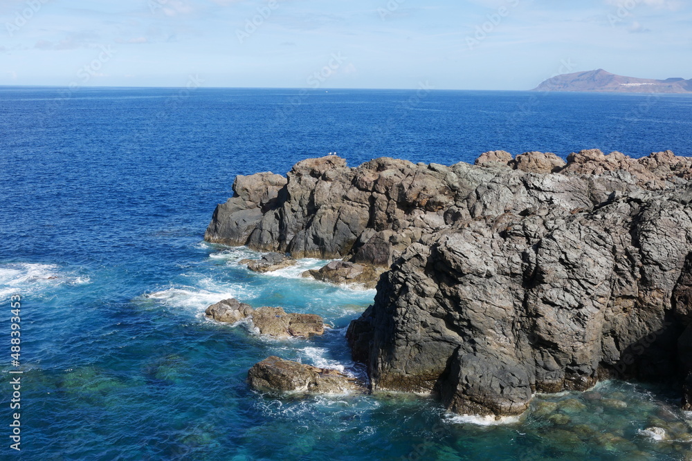 Felsenküste bei Arucas auf Gran Canaria