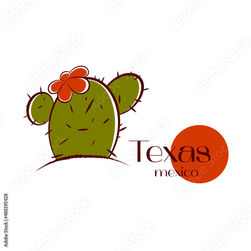 Vector greeting . Welcome to Texas. Text, Texas Mexico