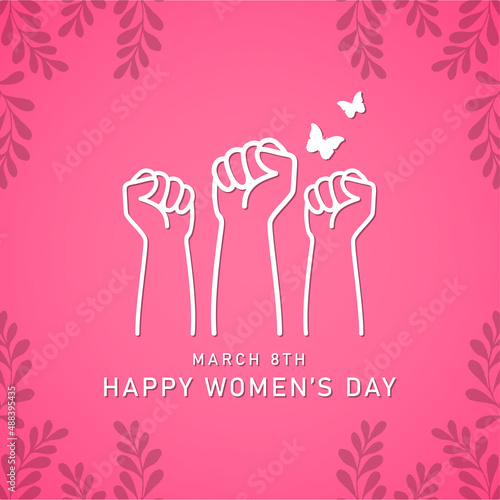 International women day background design