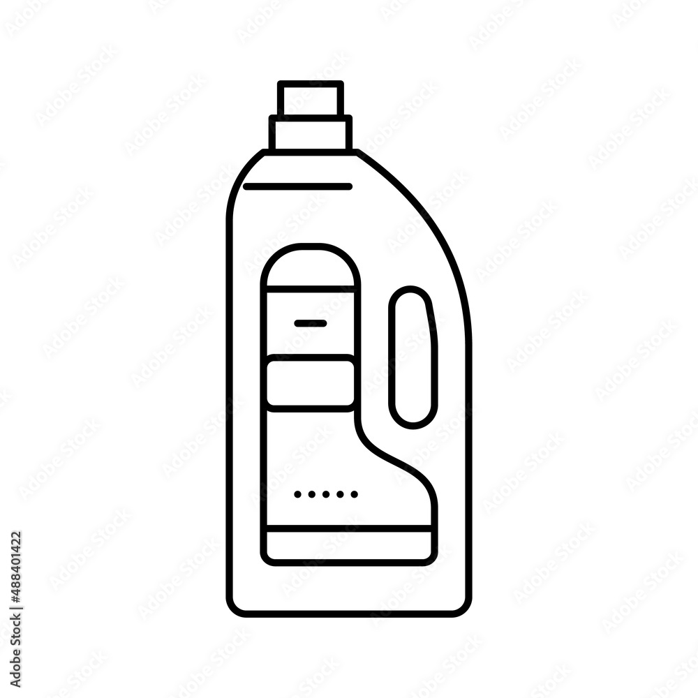 baby powder bottle line icon vector illustration baby powder bottle line icon vector illustration