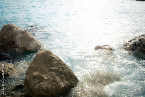 rocks in the sea