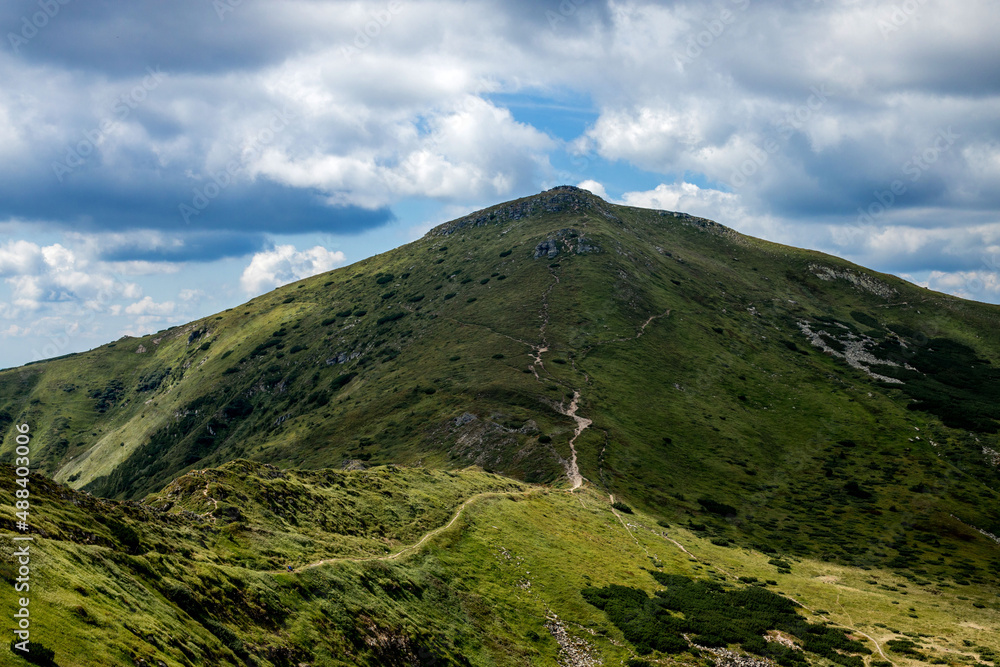 Incredible view of the mountain range. Mountain landscape Incredible view of the mountain range. Mountain landscape